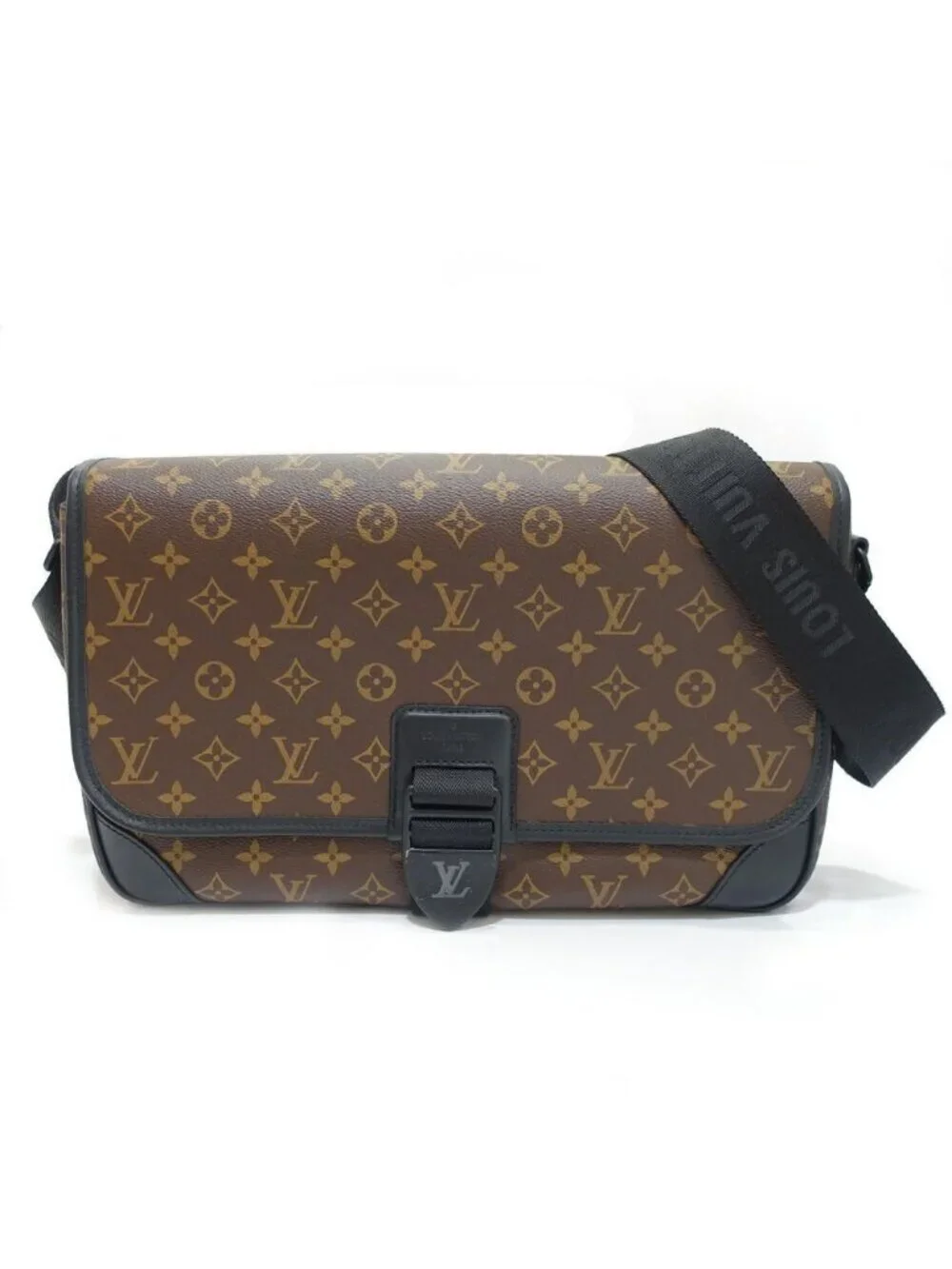 Louis Vuitton Arch Messenger Bag Monogram Masaka Black